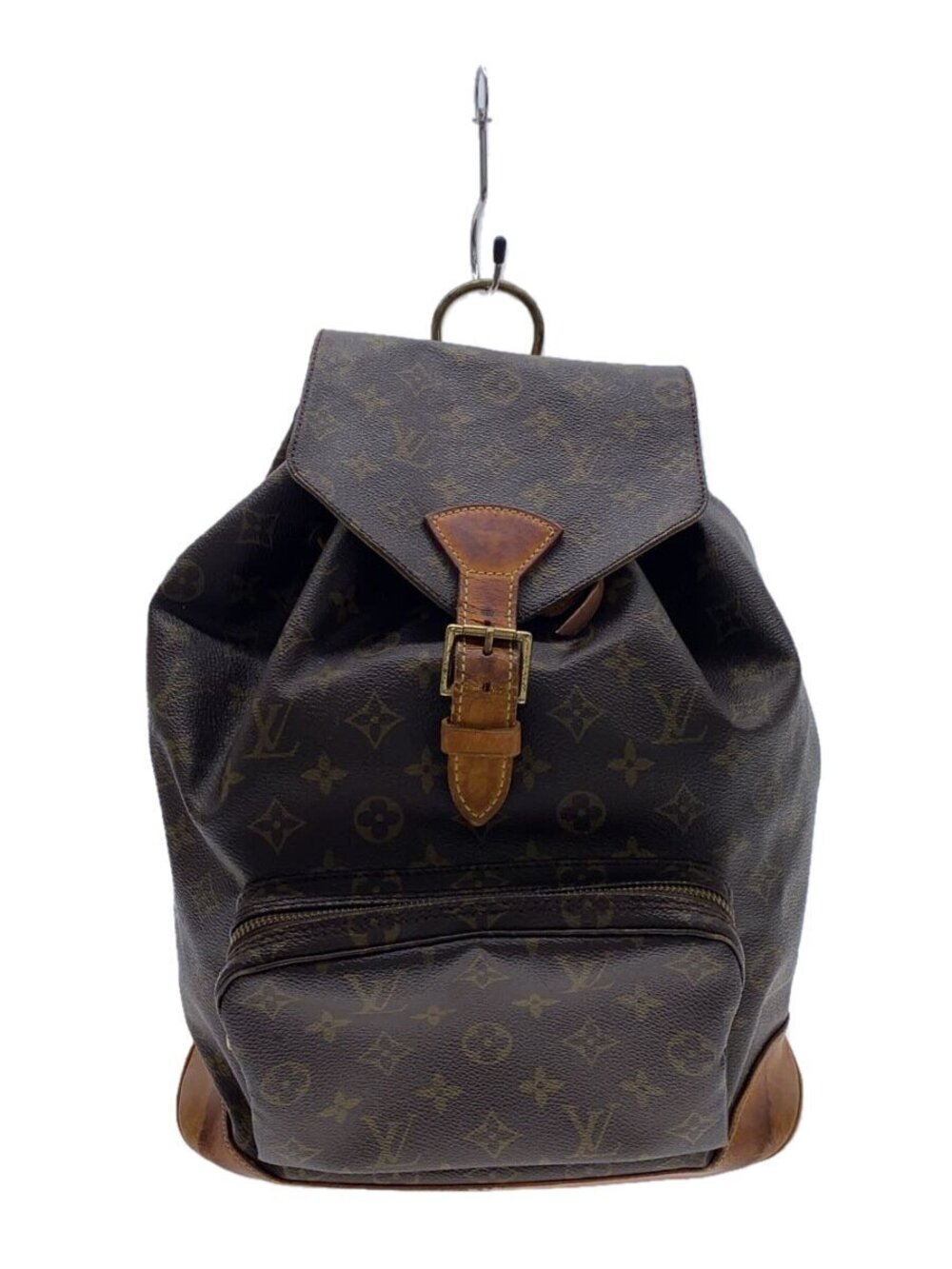 LOUIS VUITTON Montsouris Backpack Monogram Canvas Brown